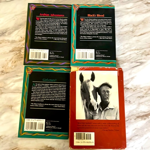 4 Black Stallion Walter Farley Books - Picture 2 of 11